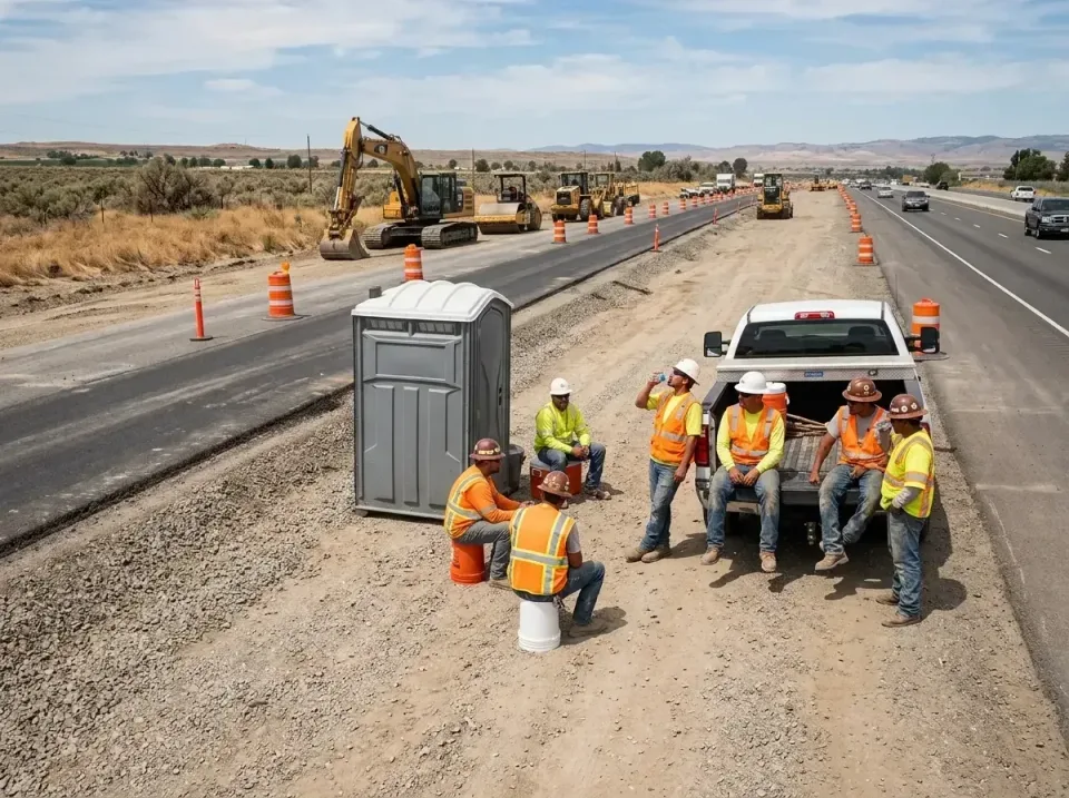 highway-road-construction-crew-007 — frequently asked questions, Porta Potty and Restroom Rentals in East Foothills, CA